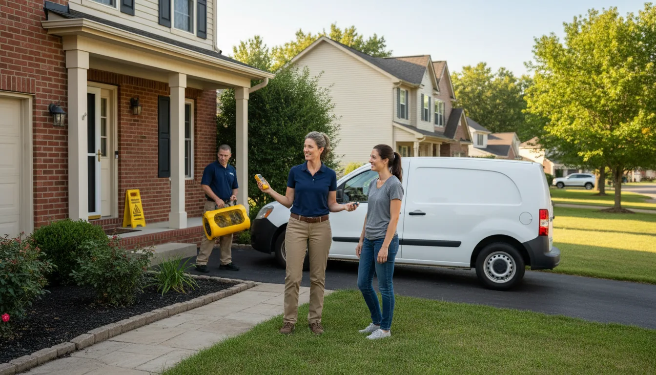 Residential water damage restoration in Eldred, PA